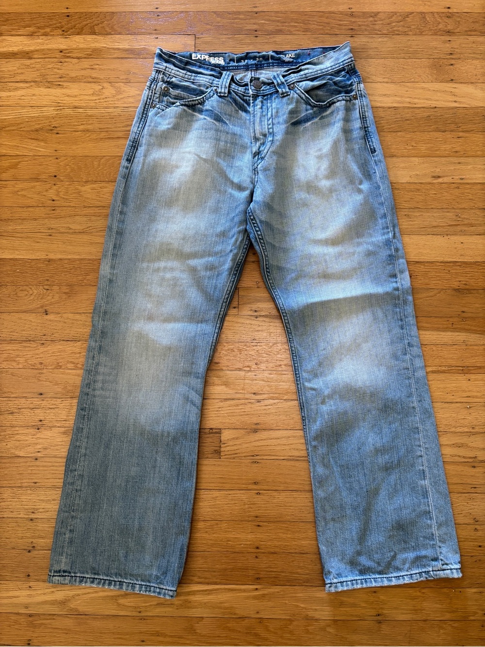 Express Blake Loose Fit Boot Cut Men Jeans Size 32 X 30